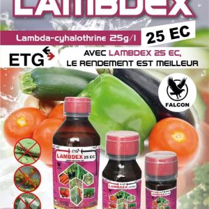 Insecticide liquide LAMBDEX 25 EC 1 litre – Cultures maraichères