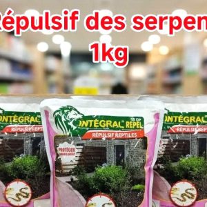 Poudre insecticide anti-serpents INTEGRAL REPEL 15 DP 1 kg – Domiciles, bureaux, fermes, hygiène publique, environnement, chantier