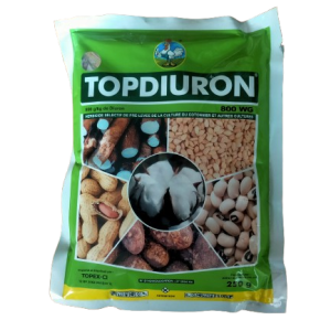 Herbicide liquide sélectif de pré-levée TOPDIURON 800 WG 250 gr – Manioc, soja, arachide, igname, coton