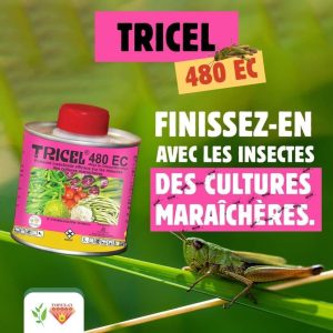 Insecticide liquide TRICEL 480 EC 500 ml – Cultures maraichères