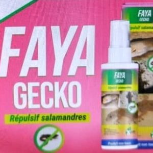 Insecticide anti-salamandres 100% naturel FAYA GECKO 100 ml – Domicile, bureau, hygiène