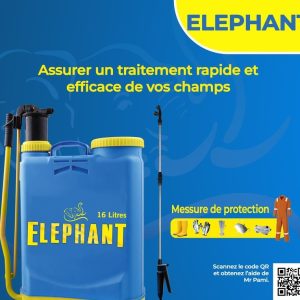 Pulvérisateur manuel à dos ELEPHANT 16 litres – Agriculture, hygiène publique et domestique