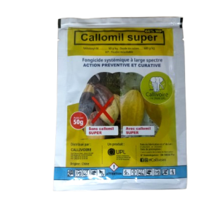 Fongicide poudre CALLOMIL SUPER 66% WP 50 gr – Spécial cacao