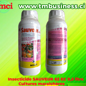 Insecticide liquide SAUVEUR 62 EC 500 ml – Cultures maraichères, anacarde
