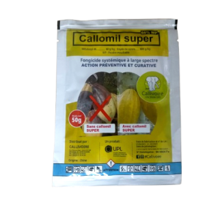 Fongicide poudre CALLOMIL SUPER 66% WP 50 gr – Spécial cacao