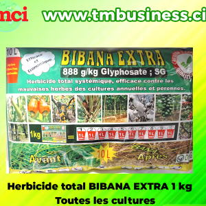 Herbicide granulé total de post-levée BIBANA EXTRA 888 WG 1 kg – Toutes les cultures