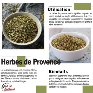 Herbes de Provence bio 100% naturel 1 kg