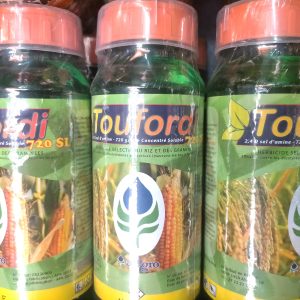 Herbicide liquide sélectif de post-levée TOUFORDI 720 SL 1 litre – Riz, maïs, canne à sucre, hévéa, palmier à huile