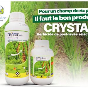 Herbicide liquide sélectif de post-levée CRYSTAL 280 EC 1 litre – Riz