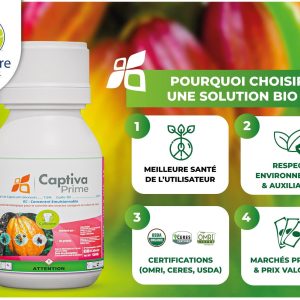 Insecticide liquide 100% biologique CAPTIVA PRIME 31 EC 120 ml – Spécial cacao