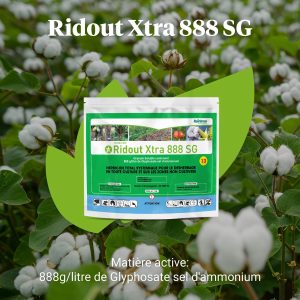Herbicide granulé total RIDOUT XTRA 888 SG 1 kg – Coton