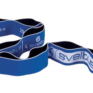 Élastique de fitness bleu ELASTIBAND avec poster 20 kg Sveltus