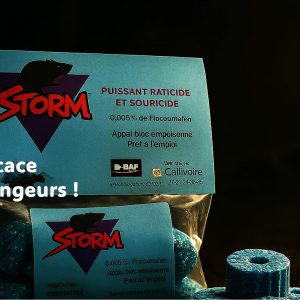 Anti-souris STORM (3 blocs) – Domicile, bureau, hygiène publique, entrepôt, ferme, exploitation agricole