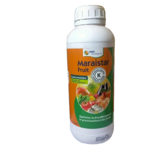 Engrais foliaire potassique MARAISTAR FRUIT 1 litre – Cultures maraichères, vivrières et fruitières, anacarde