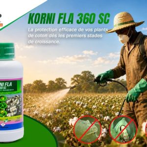 Insecticide liquide KORNI FLA 360 SC 1 litre – Coton