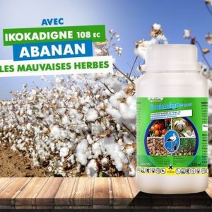 Herbicide liquide sélectif de post-levée IKOKADIGNE 108 EC 225 ml – Cultures maraichères, igname, manioc, coton, arachide