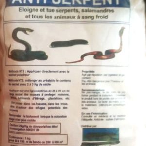 Poudre anti-reptiles DUREXA 2.5 PP 1 kg – Hygiène publique, domicile et résidence, ferme, exploitation agricole