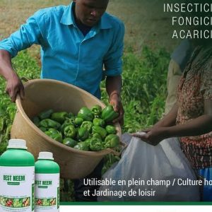 Bio-pesticide foliaire 100% naturel BEST NEEM 1 litre – Cultures maraichères, fruitières, vivrières et ornementales
