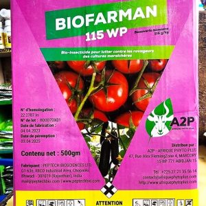 Bio-insecticide liquide BIOFARMAN 115 WP 500 gr – Cultures maraichères