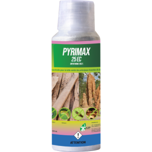 Insecticide liquide PYRIMAX 25 EC 1 litre – Bois