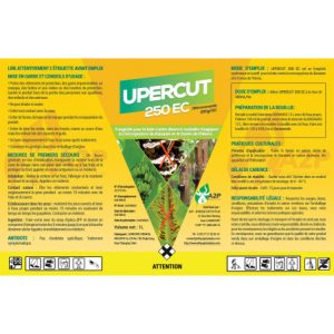 Fongicide liquide UPERCUT 250 EC 1 litre – Banane, hévéa