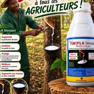 Régulateur de croissance YIRIFLA Stimulant  5% PA 500 gr – Spécial Hévéa