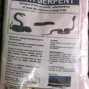Poudre anti-serpents DUREXA 2.5 PP 1 kg – Hygiène publique, domicile, bureau, ferme, exploitation agricole
