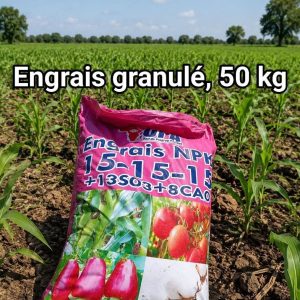 Engrais granulé NPK 15-15-15 50 kg – Maïs