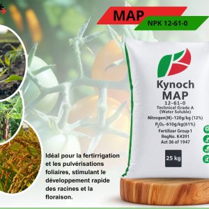 Mono Ammonium Phosphate (MAP) NPK 12-61-0 25 kg – Mais, banane, riz