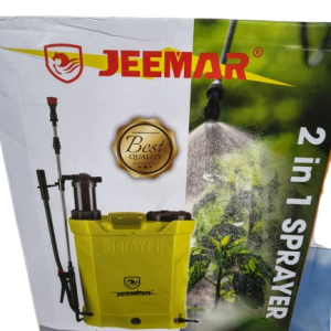 Pulvérisateur à dos manuel et électrique JEEMAR 16 litres (2 en 1) – Agriculture, hygiène publique