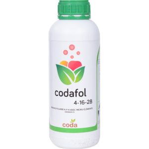 Engrais foliaire CODAFOL 4-16-28 1 litre – Cultures maraichères, arbres fruitiers, cacao